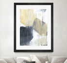 Neutral Divide I by Jennifer Goldberger on GIANT ART - brown abstract