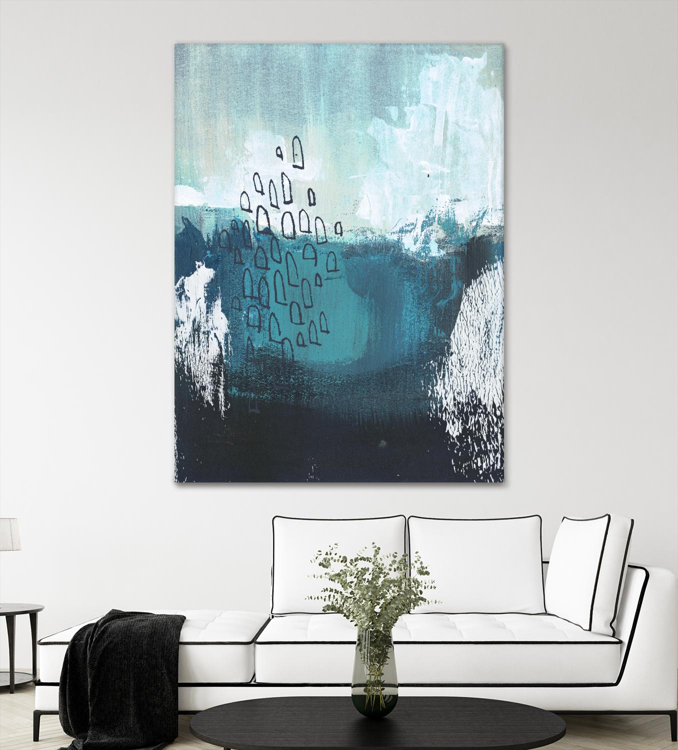 Seaspray I by Jennifer Paxton Parker on GIANT ART - blue abstract