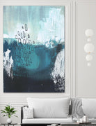 Seaspray I by Jennifer Paxton Parker on GIANT ART - blue abstract