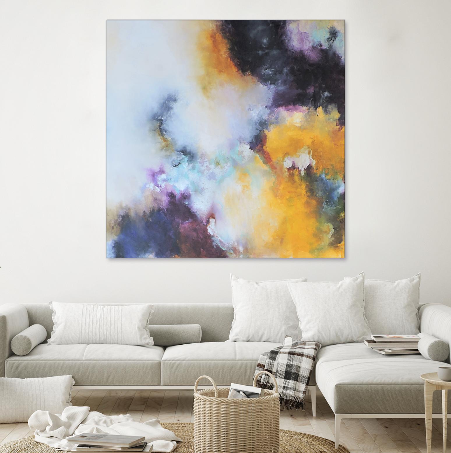 La Puerta del Cielo I by Leticia Herrera on GIANT ART - pink abstract