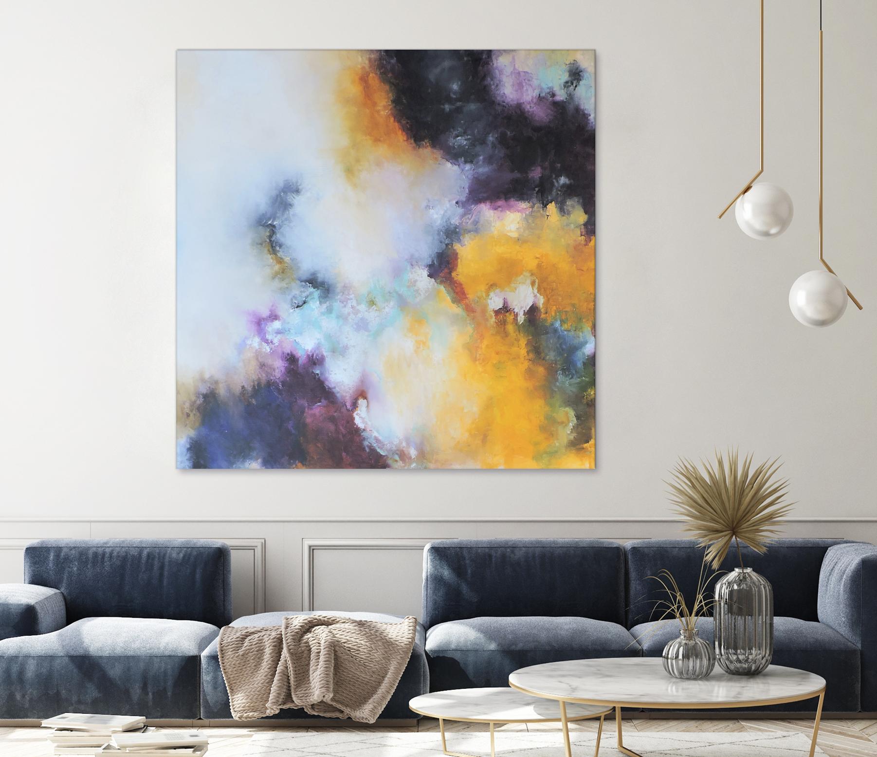 La Puerta del Cielo I by Leticia Herrera on GIANT ART - pink abstract