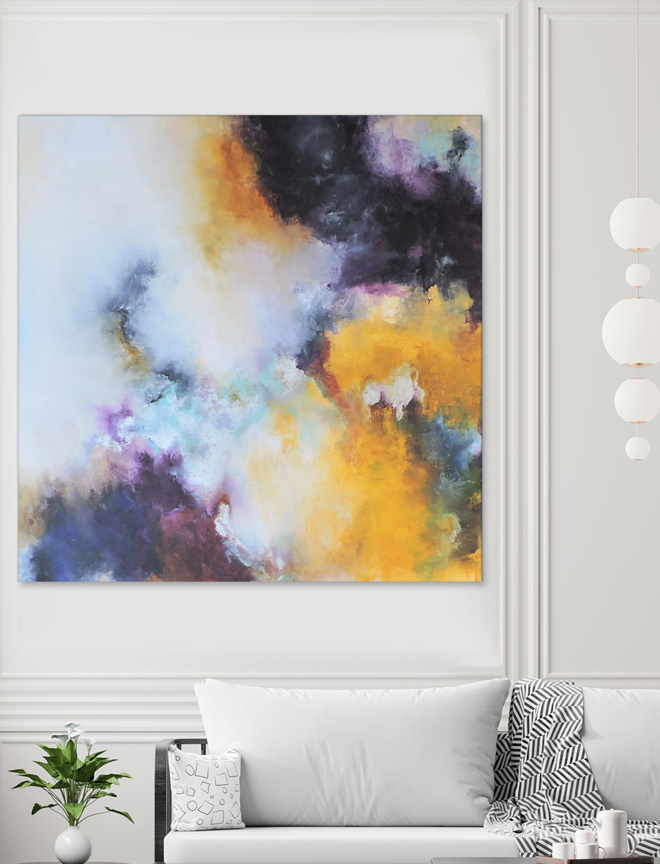 La Puerta del Cielo I by Leticia Herrera on GIANT ART - pink abstract