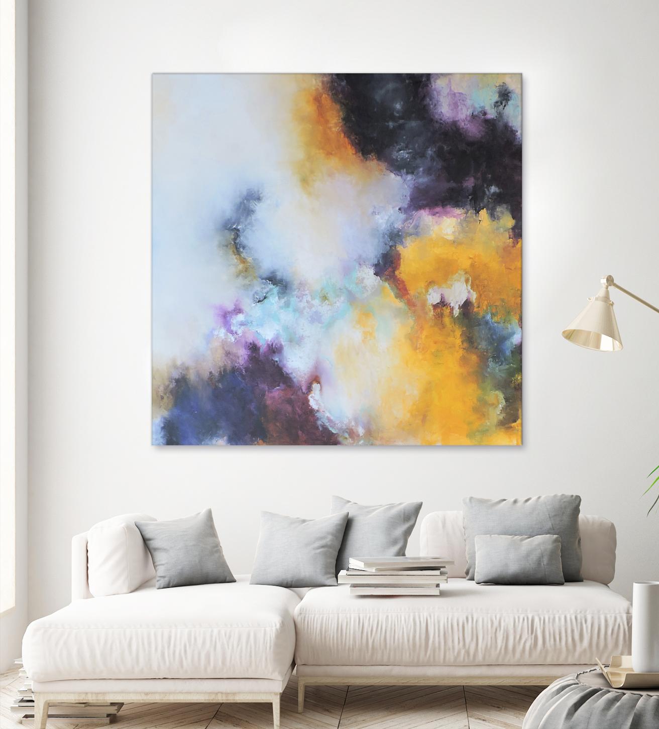 La Puerta del Cielo I by Leticia Herrera on GIANT ART - pink abstract