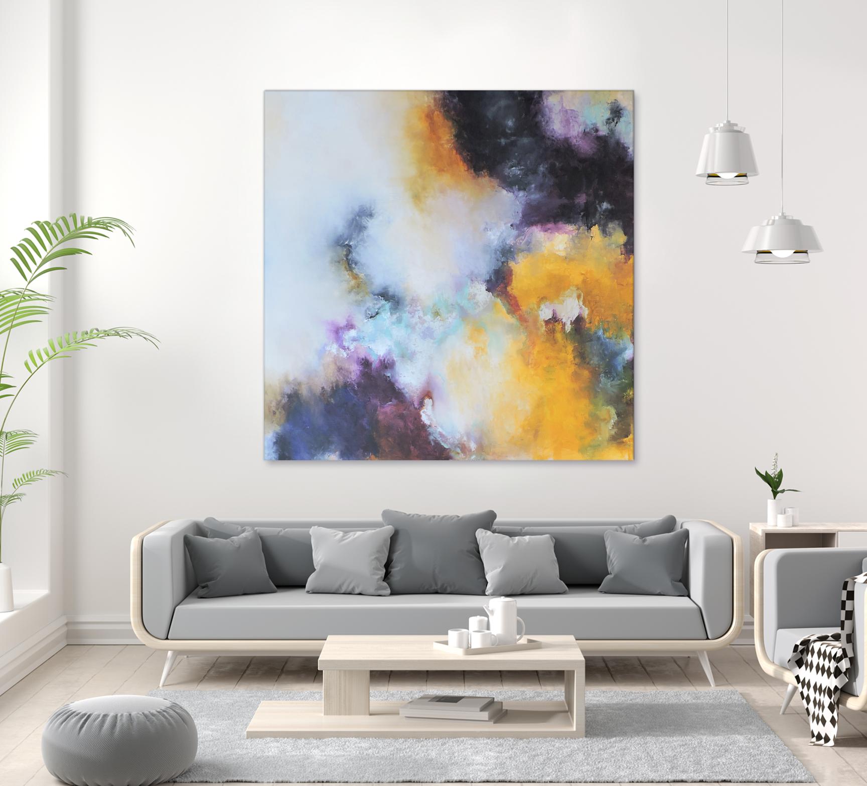 La Puerta del Cielo I by Leticia Herrera on GIANT ART - pink abstract