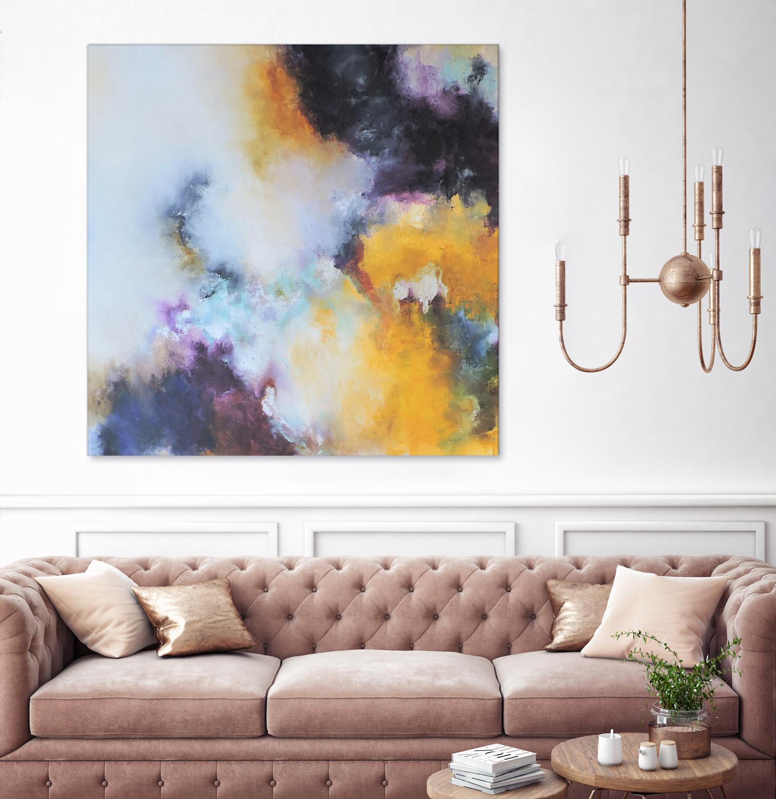 La Puerta del Cielo I by Leticia Herrera on GIANT ART - pink abstract