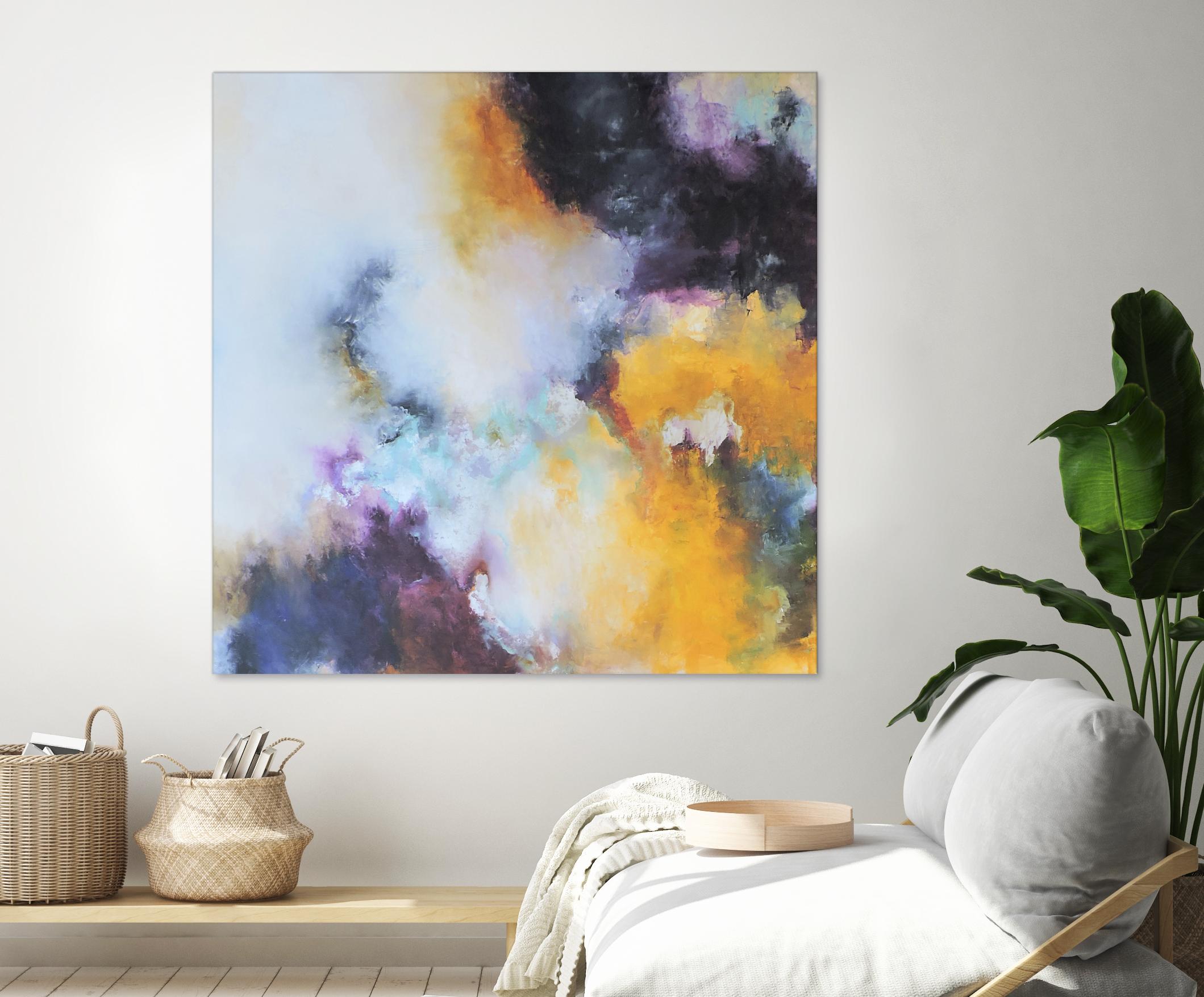 La Puerta del Cielo I by Leticia Herrera on GIANT ART - pink abstract