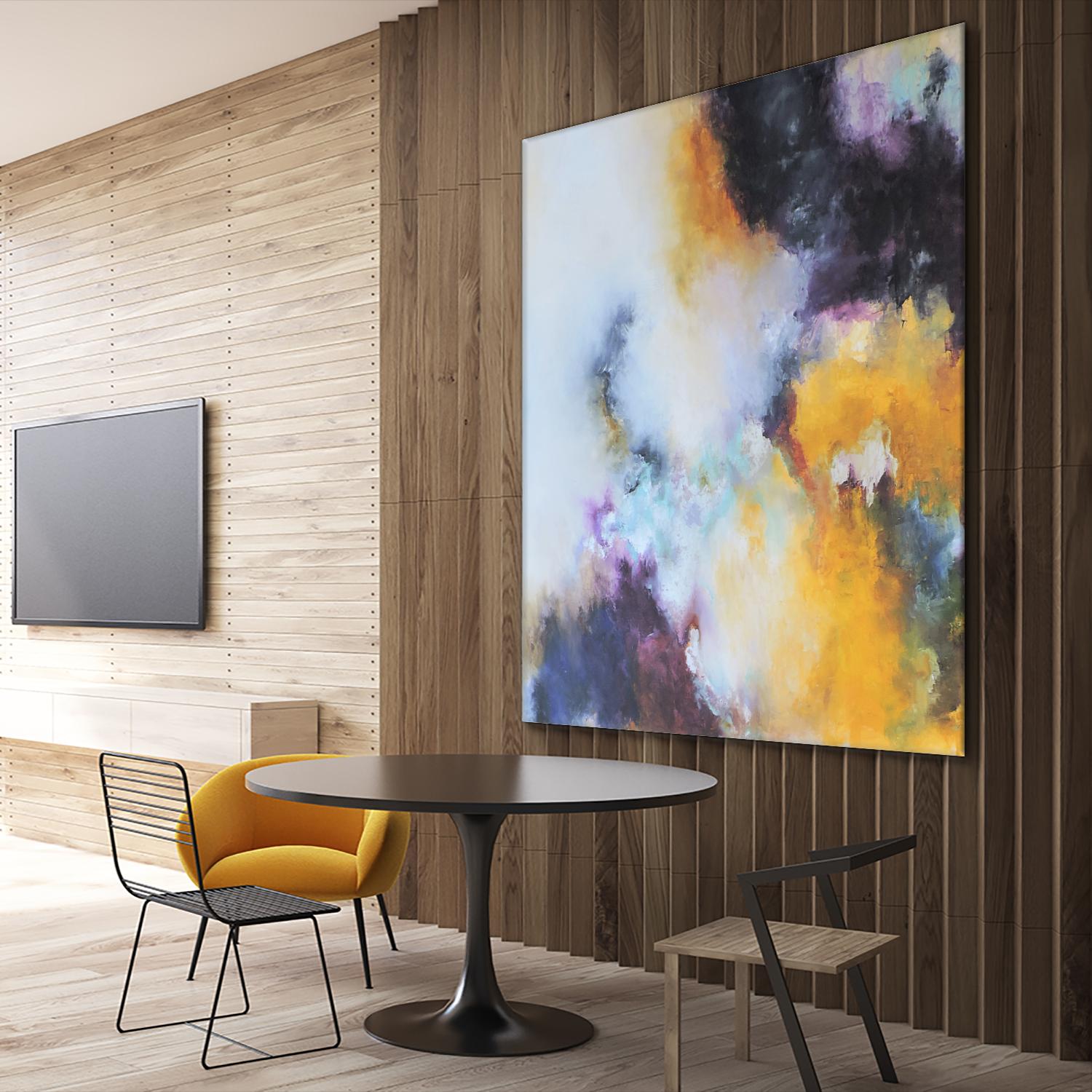 La Puerta del Cielo I by Leticia Herrera on GIANT ART - pink abstract