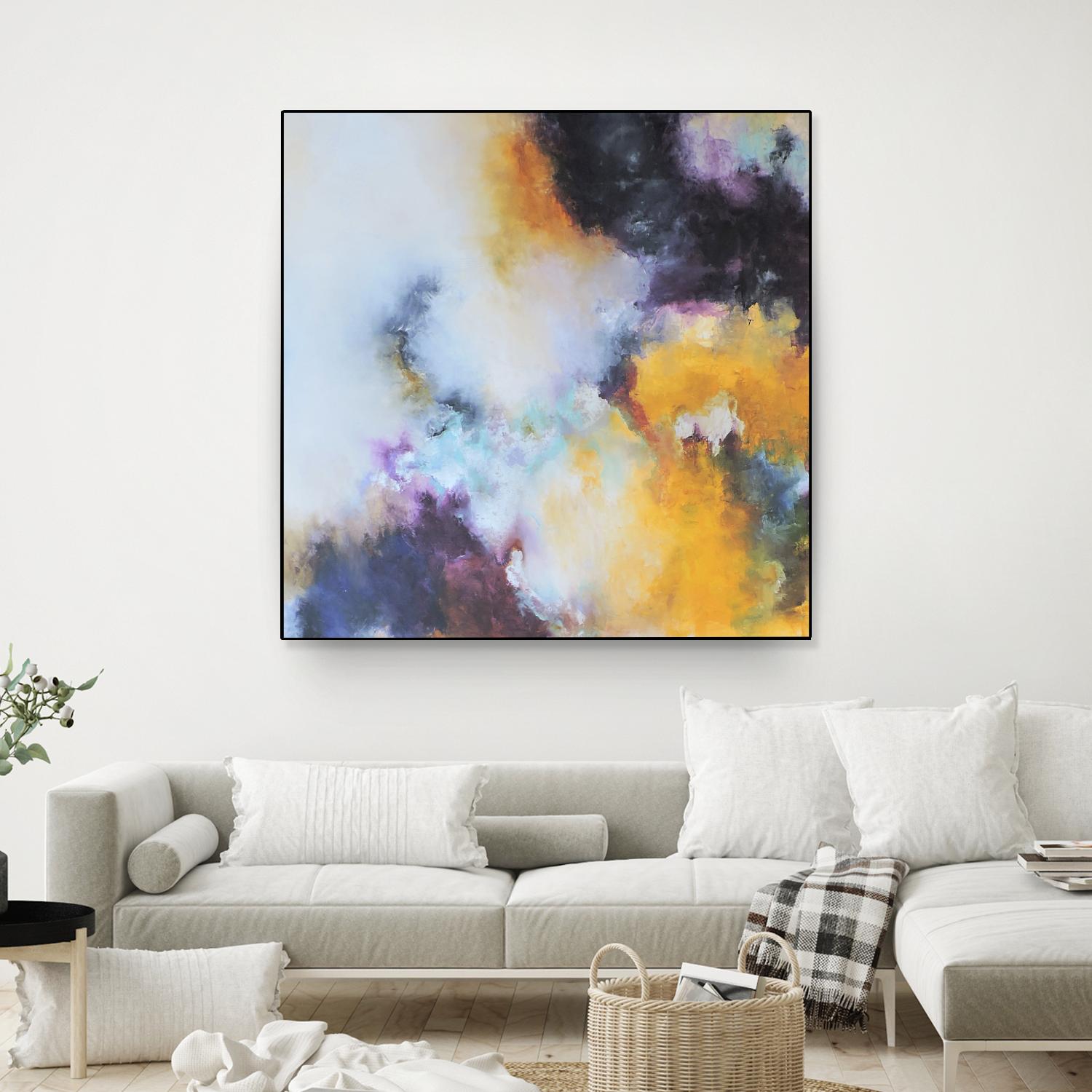 La Puerta del Cielo I by Leticia Herrera on GIANT ART - pink abstract