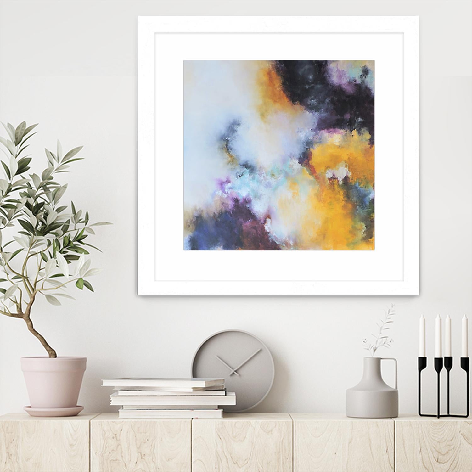 La Puerta del Cielo I by Leticia Herrera on GIANT ART - pink abstract