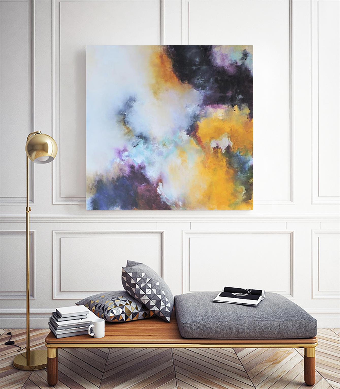 La Puerta del Cielo I by Leticia Herrera on GIANT ART - pink abstract