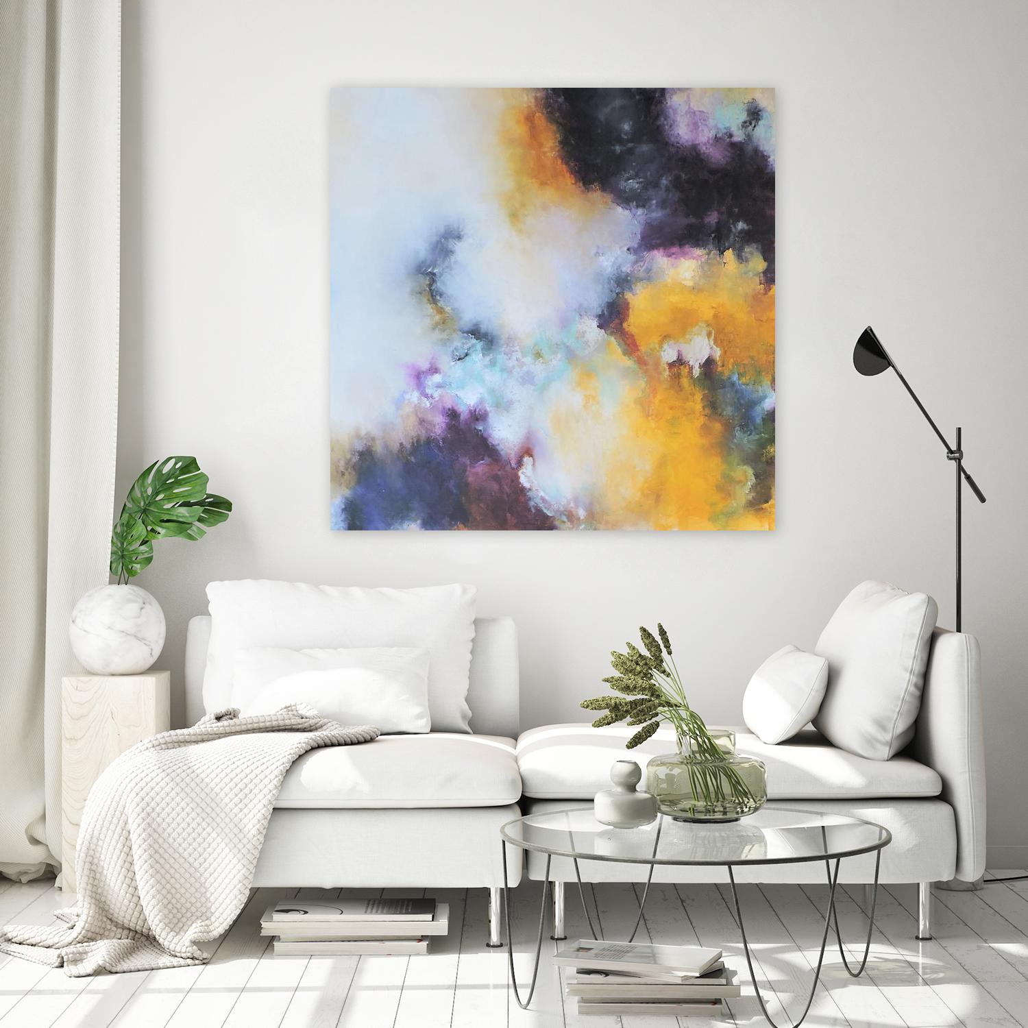 La Puerta del Cielo I by Leticia Herrera on GIANT ART - pink abstract