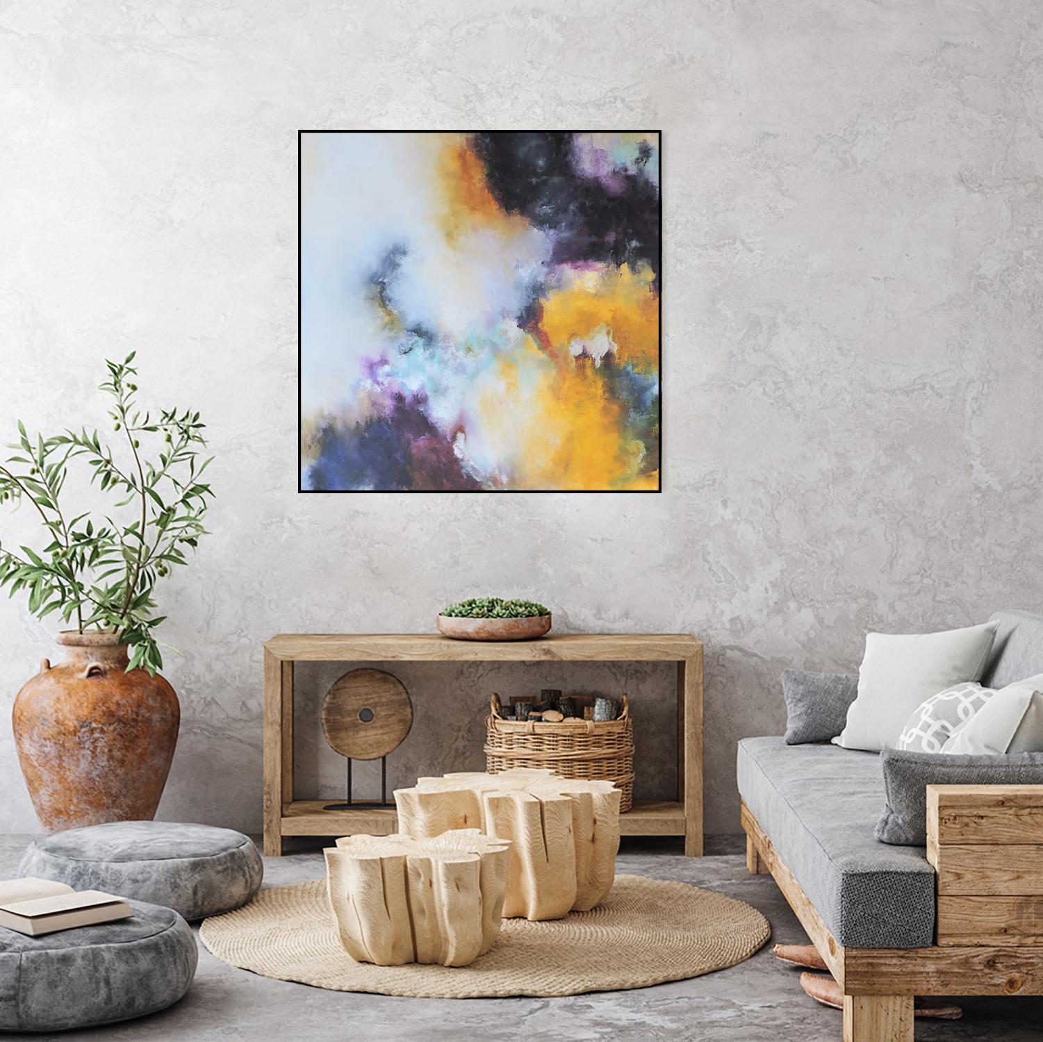 La Puerta del Cielo I by Leticia Herrera on GIANT ART - pink abstract