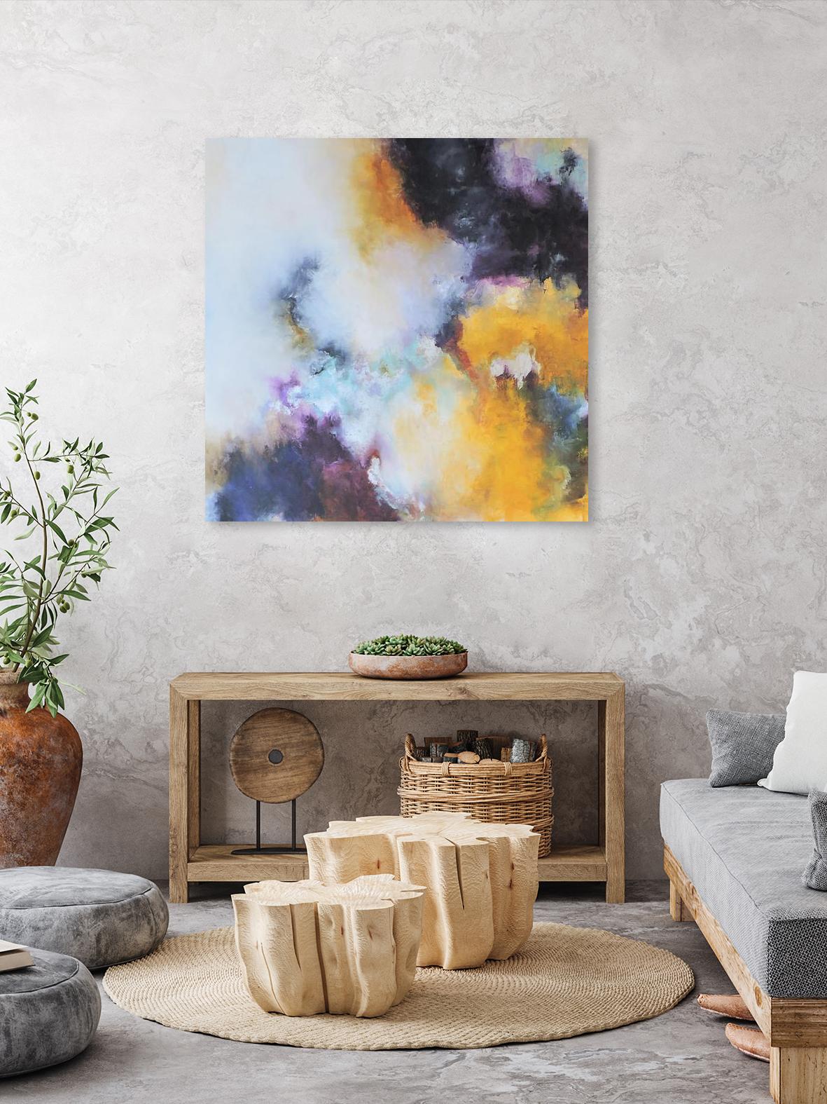 La Puerta del Cielo I by Leticia Herrera on GIANT ART - pink abstract