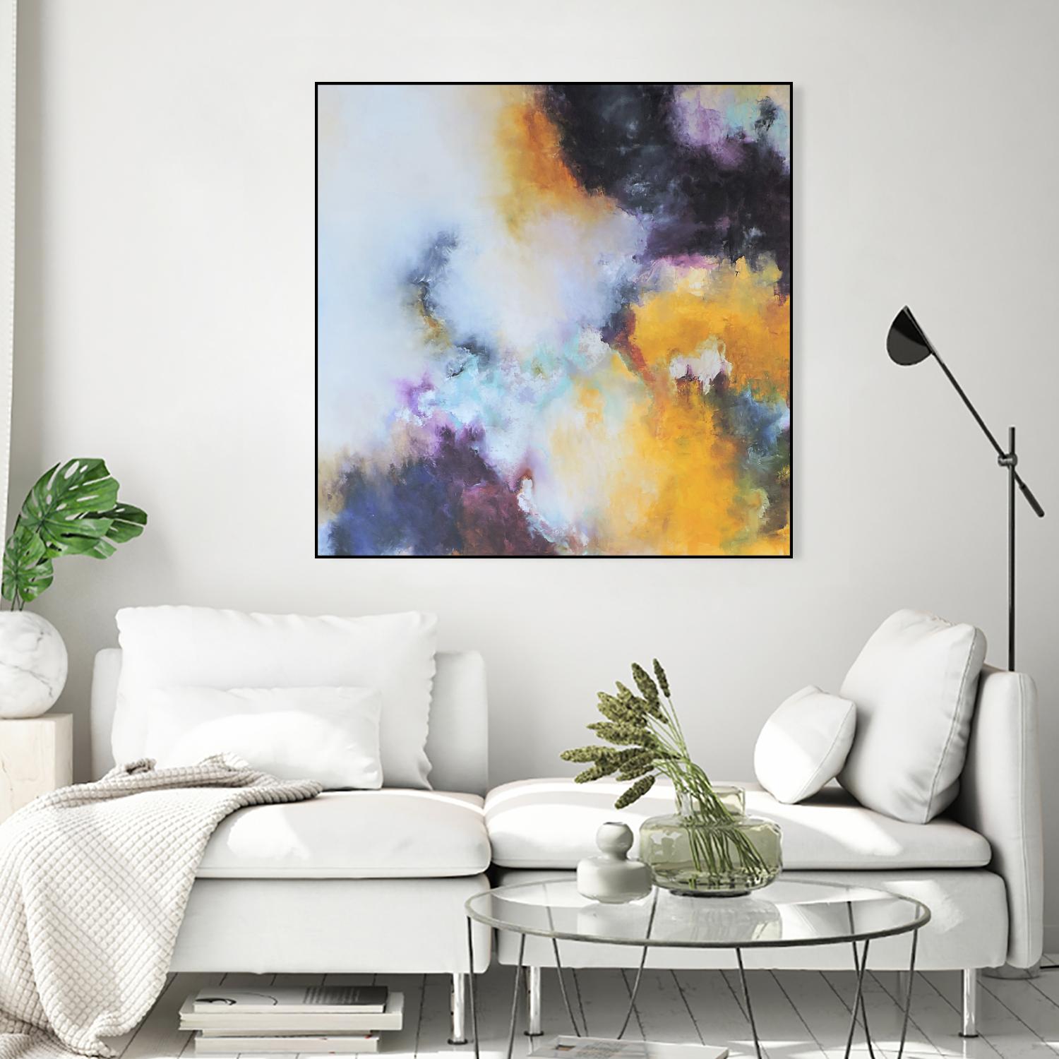 La Puerta del Cielo I by Leticia Herrera on GIANT ART - pink abstract