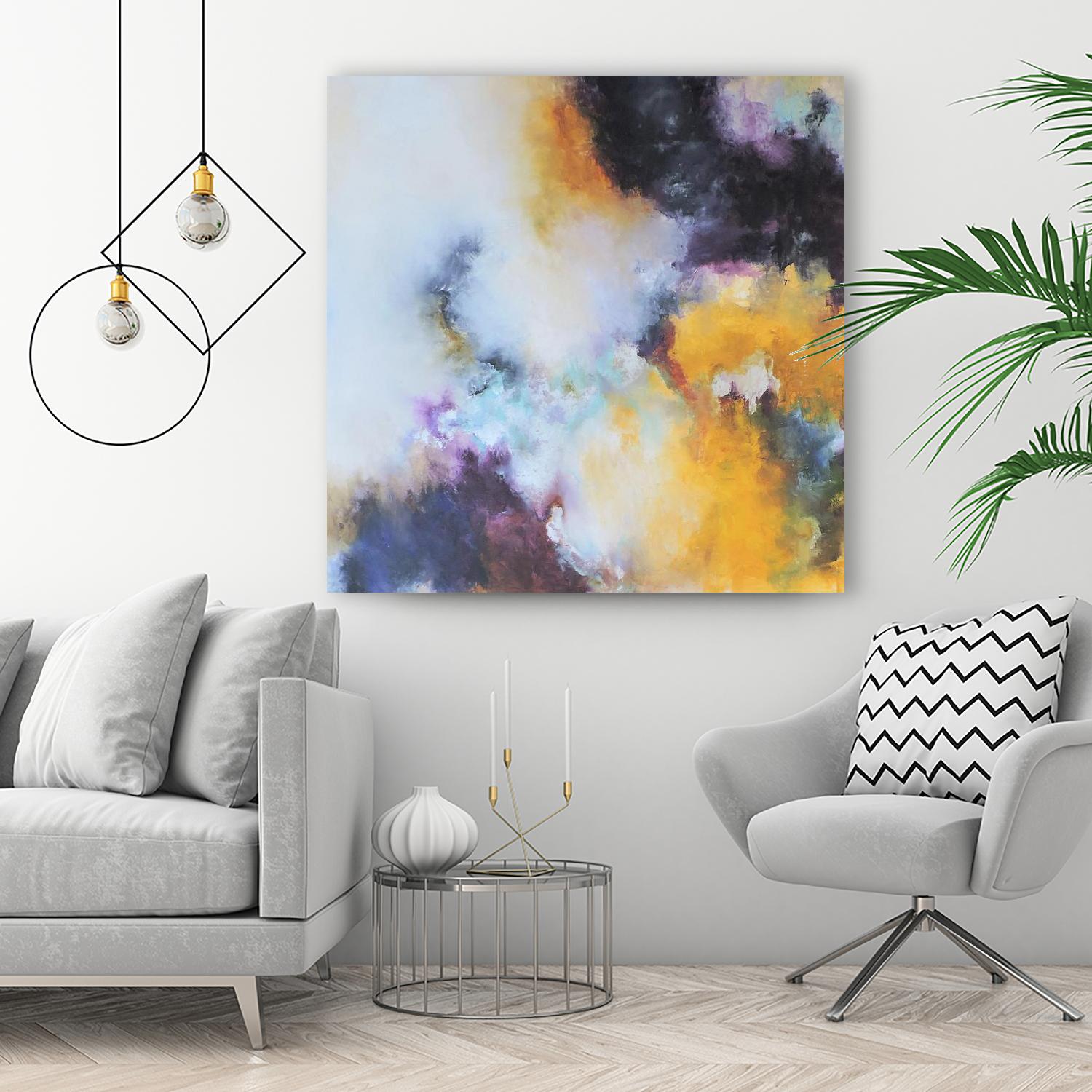 La Puerta del Cielo I by Leticia Herrera on GIANT ART - pink abstract