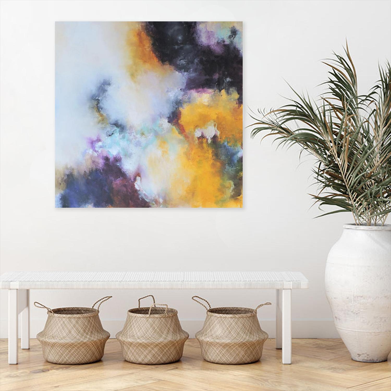 La Puerta del Cielo I by Leticia Herrera on GIANT ART - pink abstract