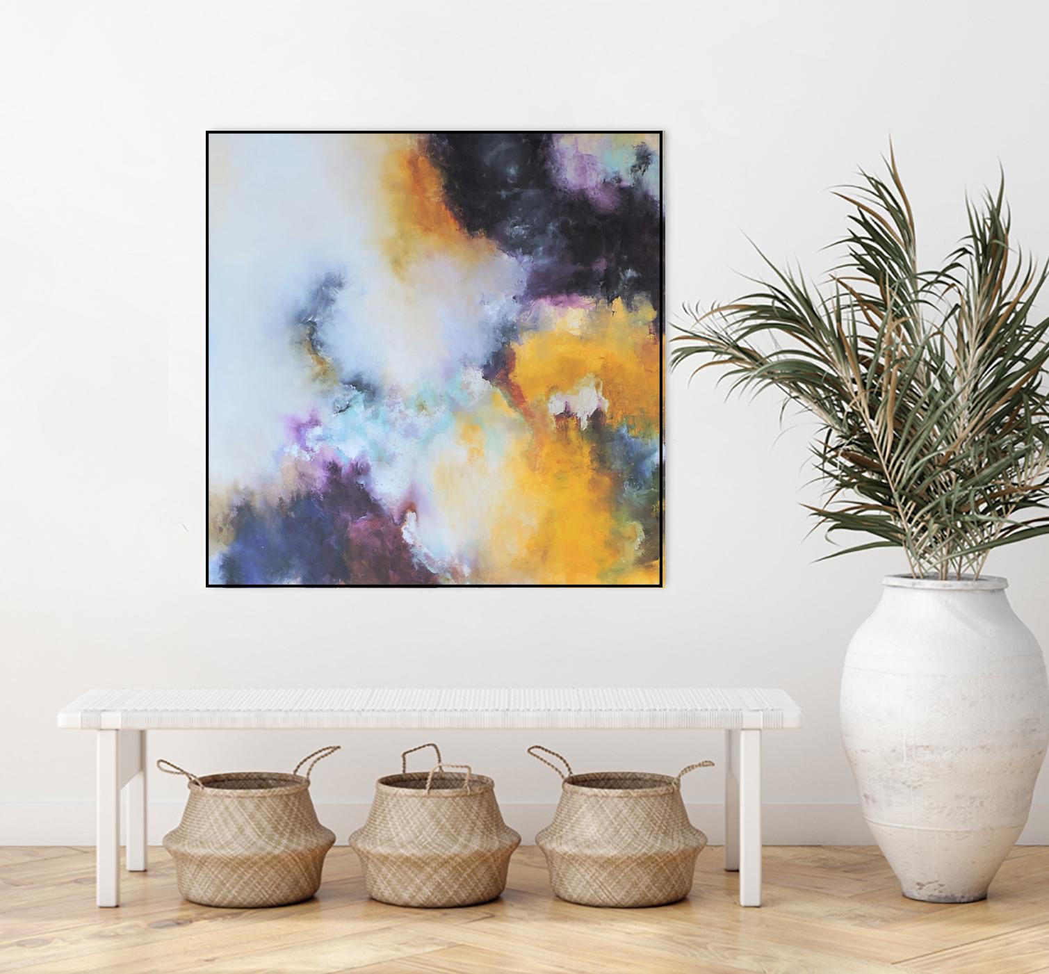 La Puerta del Cielo I by Leticia Herrera on GIANT ART - pink abstract