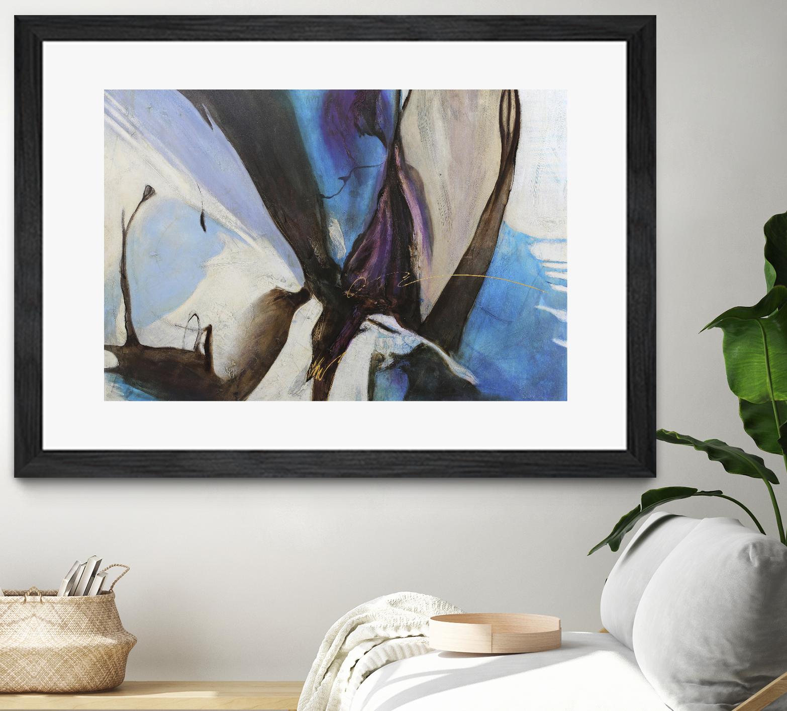 Motivos by Gabriela Villarreal on GIANT ART - blue abstract