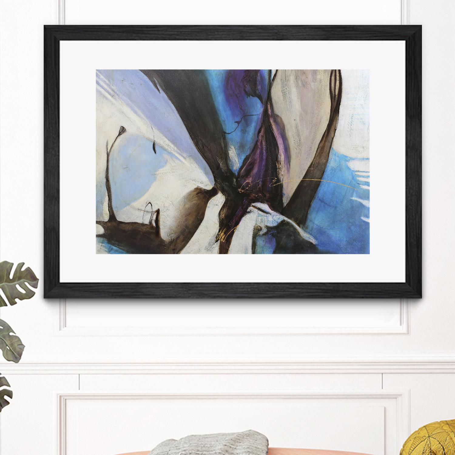 Motivos by Gabriela Villarreal on GIANT ART - blue abstract