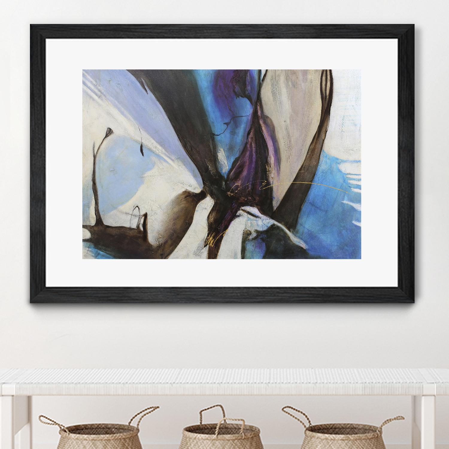 Motivos by Gabriela Villarreal on GIANT ART - blue abstract