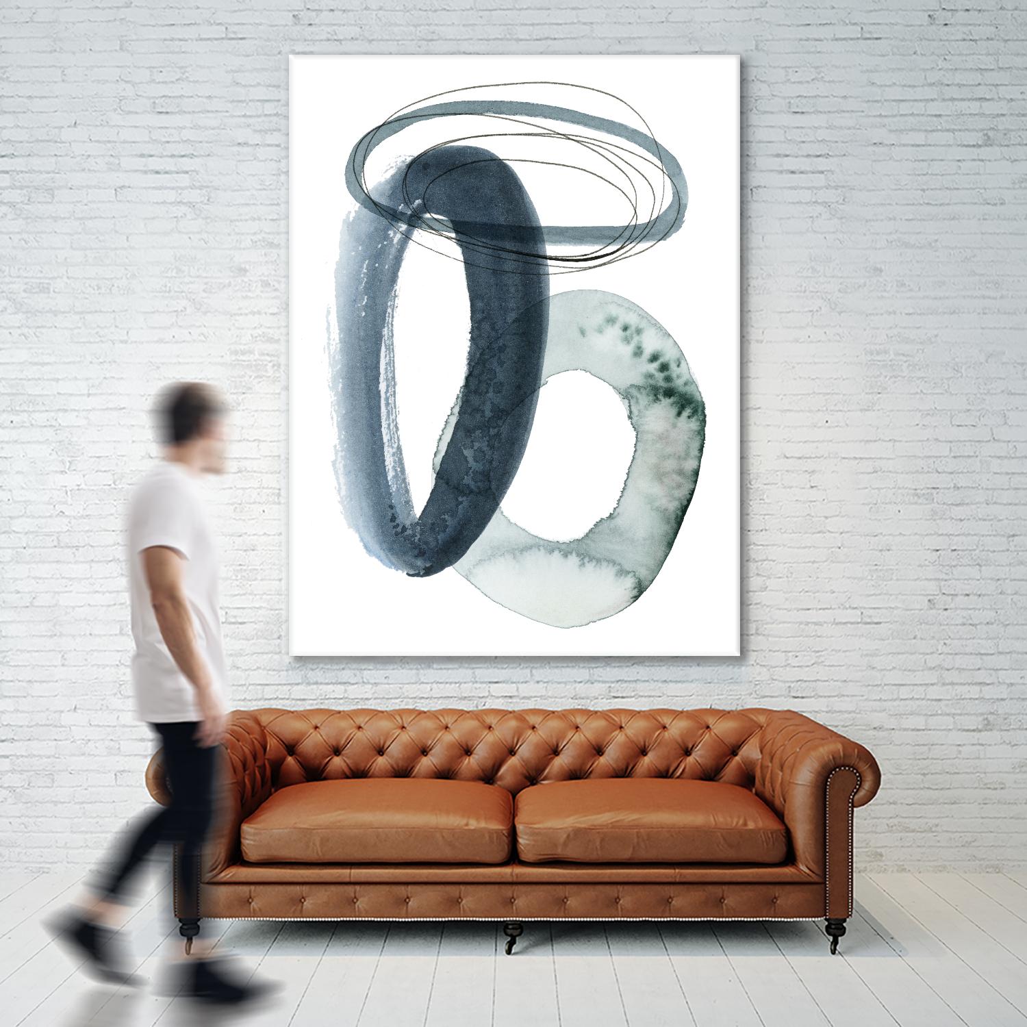 Looping Abstract I by Grace Popp on GIANT ART - green abstract