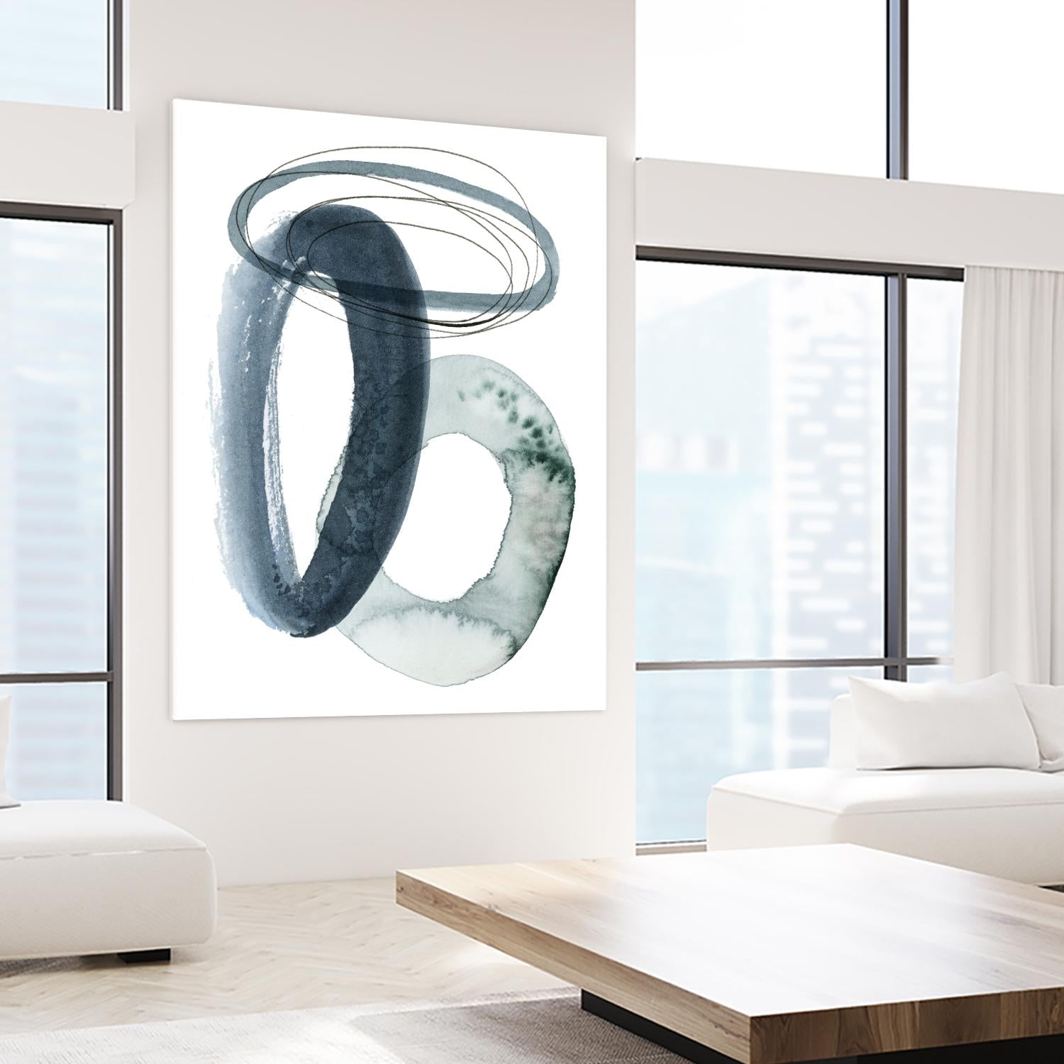 Looping Abstract I by Grace Popp on GIANT ART - green abstract