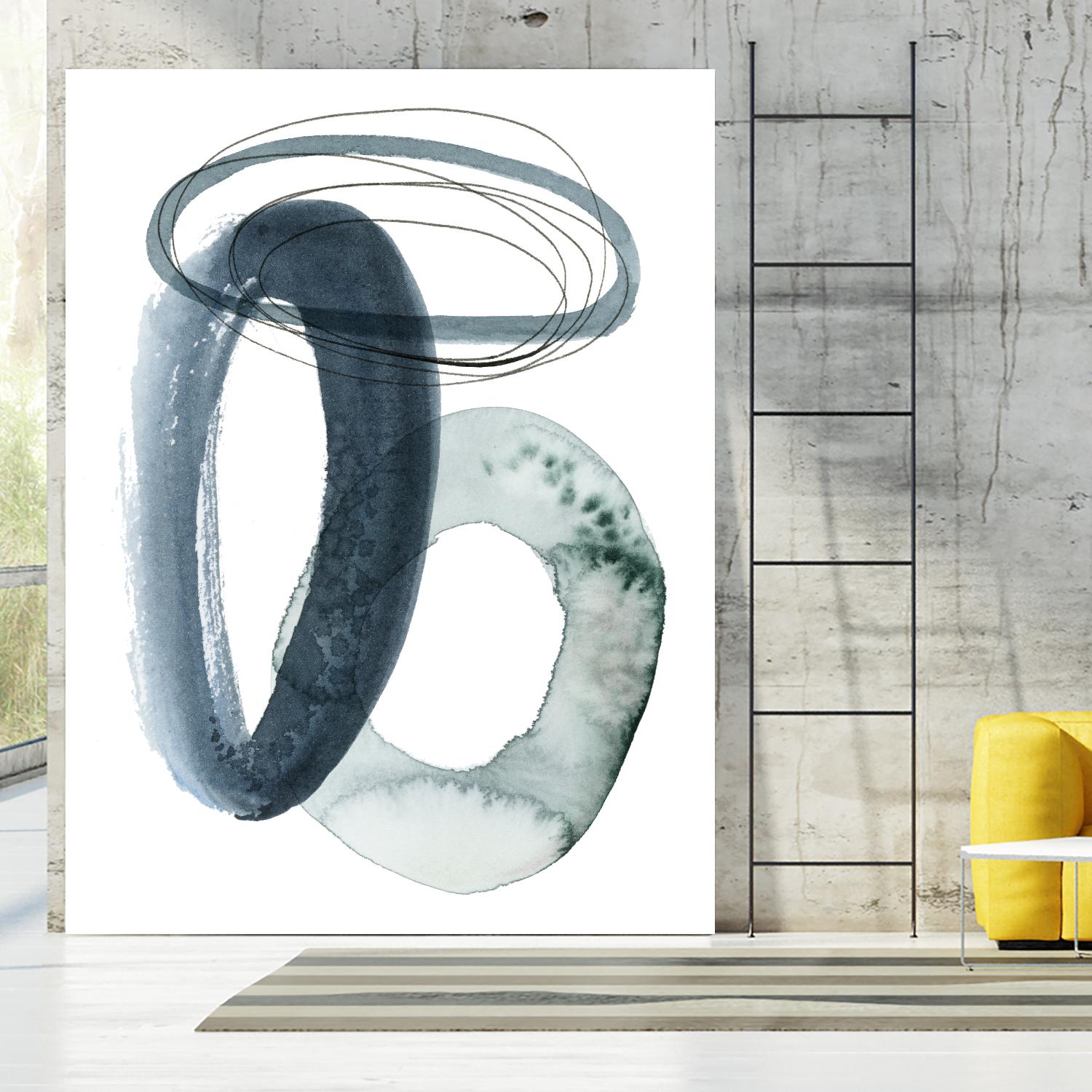 Looping Abstract I by Grace Popp on GIANT ART - green abstract