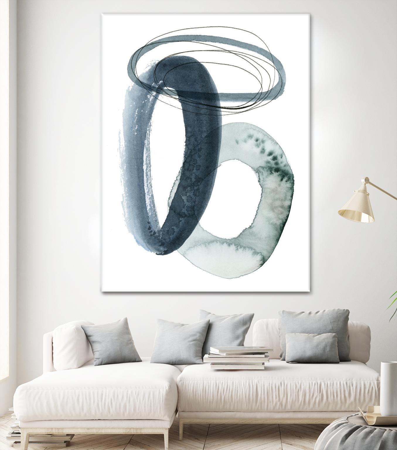 Looping Abstract I by Grace Popp on GIANT ART - green abstract