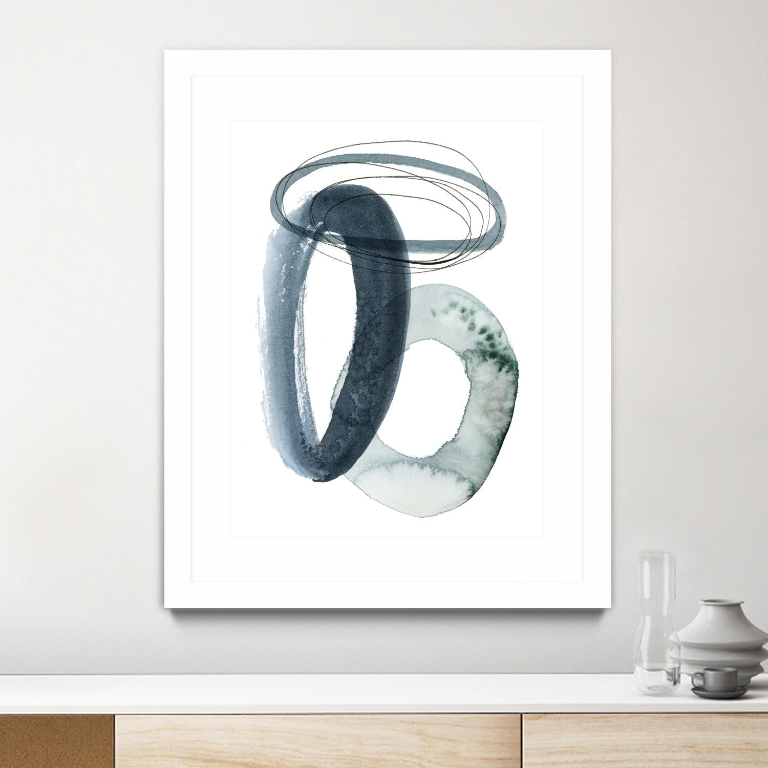 Looping Abstract I by Grace Popp on GIANT ART - green abstract