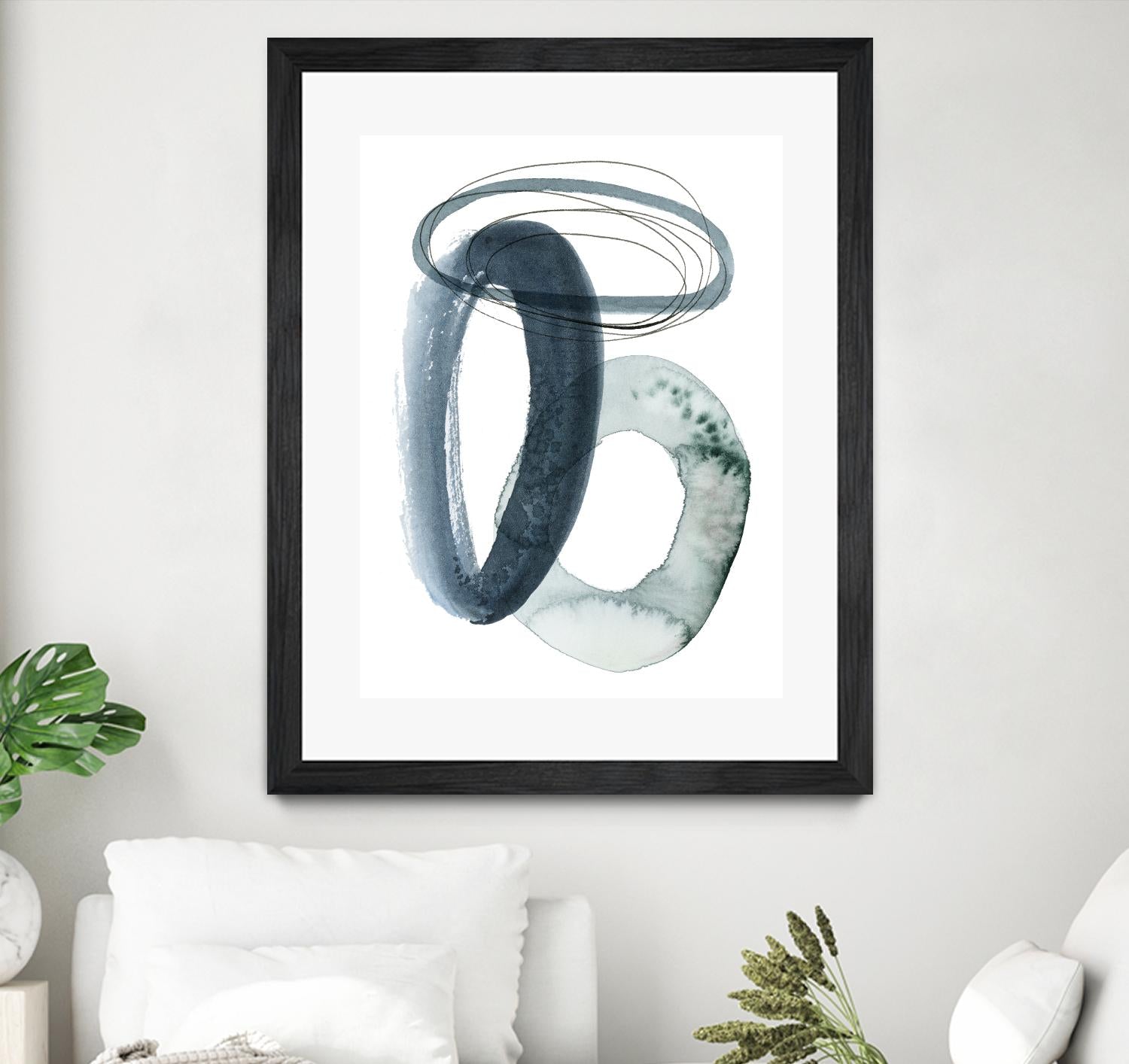 Looping Abstract I by Grace Popp on GIANT ART - green abstract