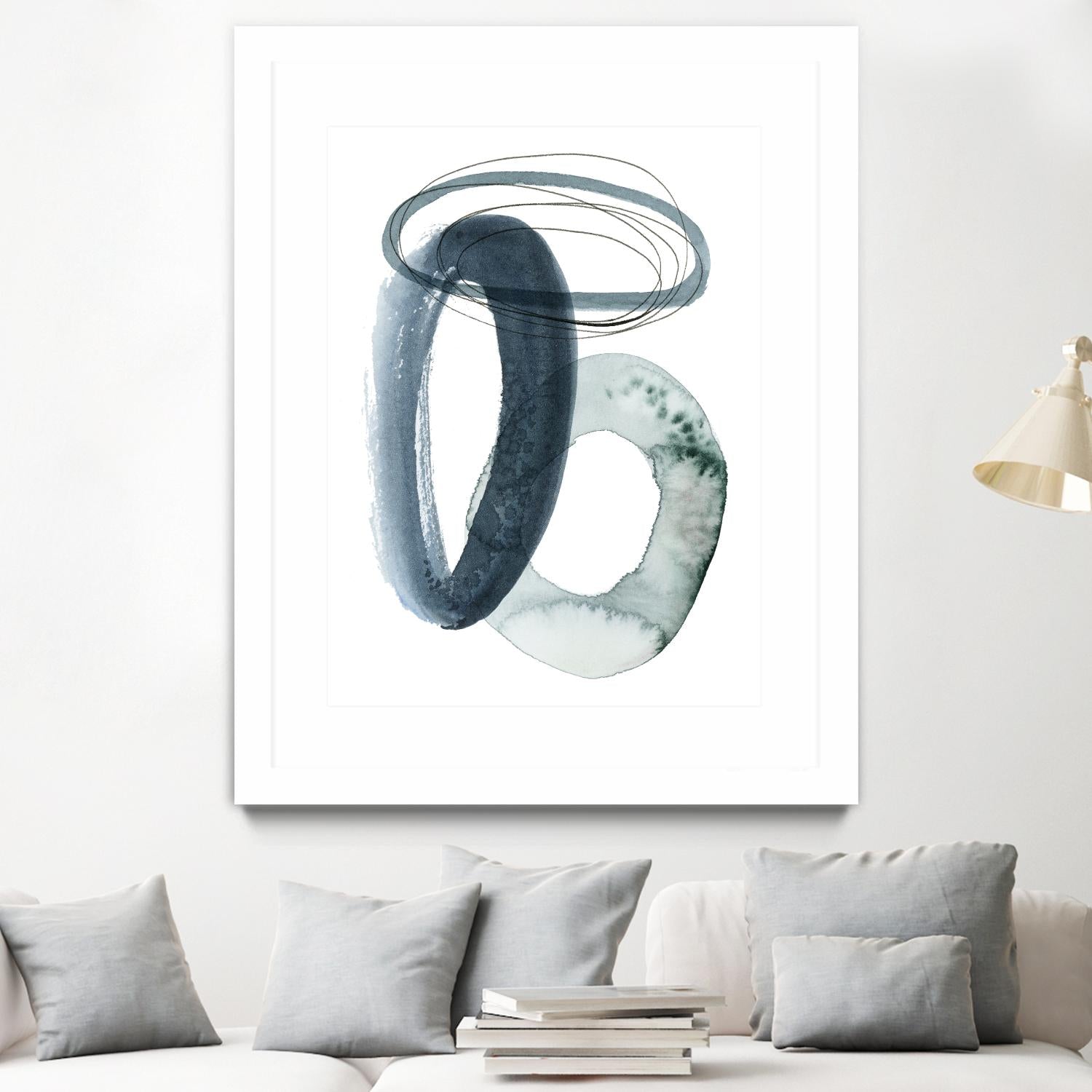 Looping Abstract I by Grace Popp on GIANT ART - green abstract