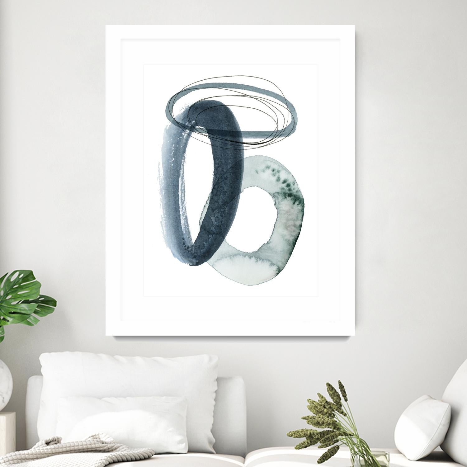 Looping Abstract I by Grace Popp on GIANT ART - green abstract