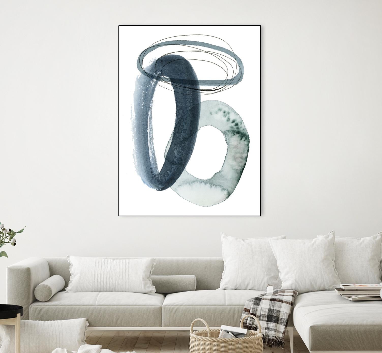 Looping Abstract I by Grace Popp on GIANT ART - green abstract