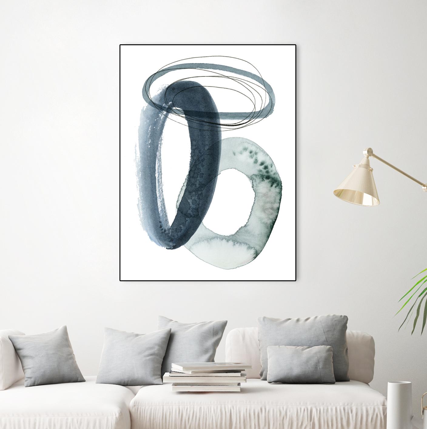 Looping Abstract I by Grace Popp on GIANT ART - green abstract