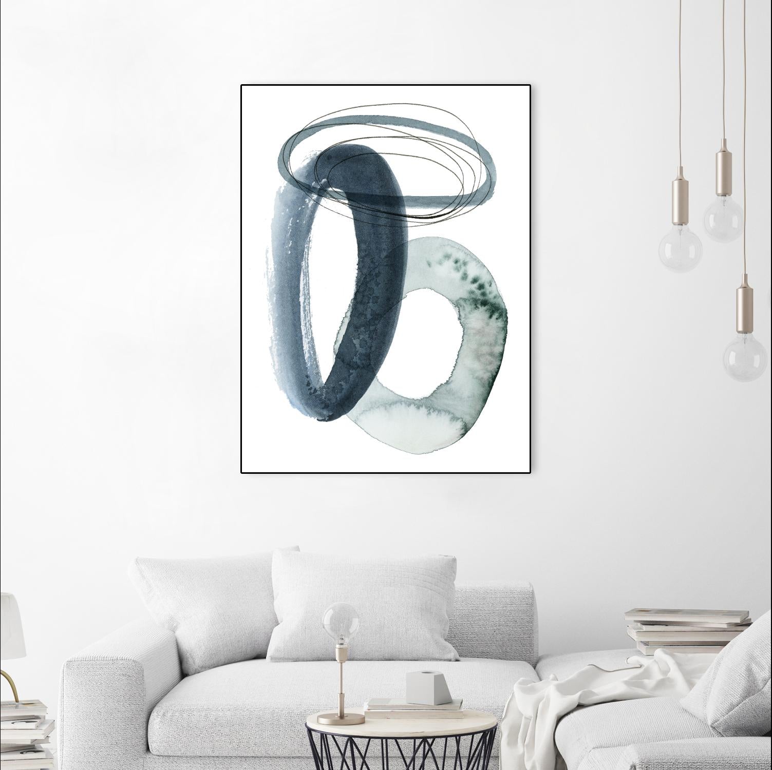 Looping Abstract I by Grace Popp on GIANT ART - green abstract