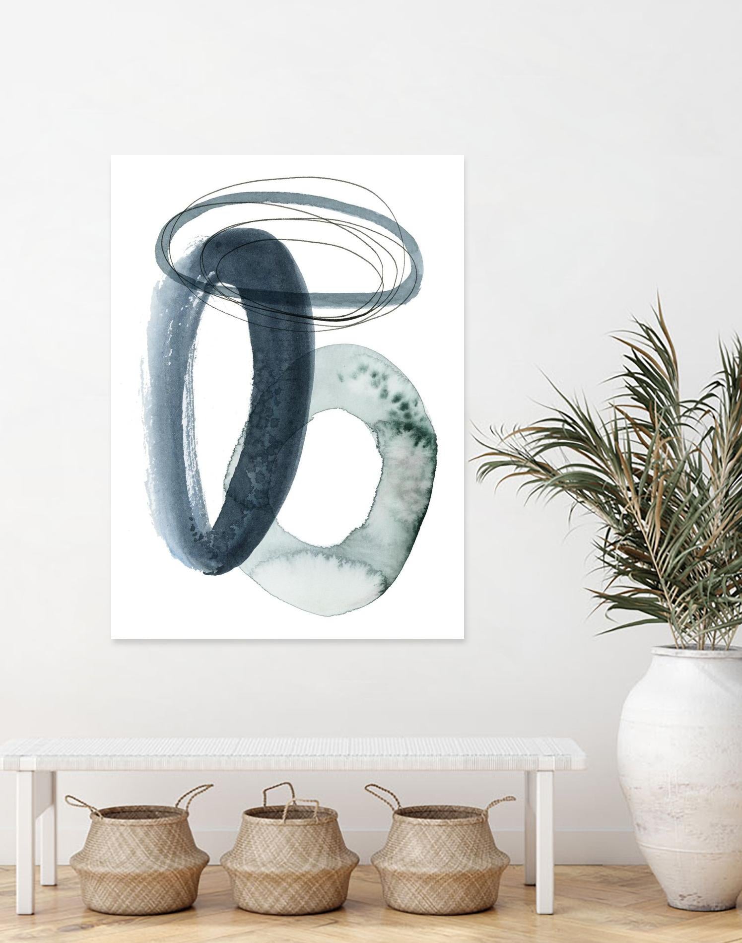 Looping Abstract I by Grace Popp on GIANT ART - green abstract