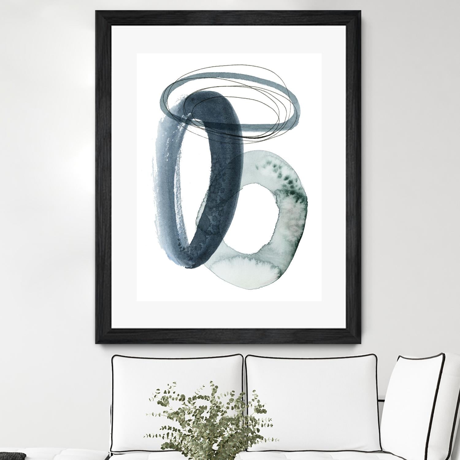 Looping Abstract I by Grace Popp on GIANT ART - green abstract