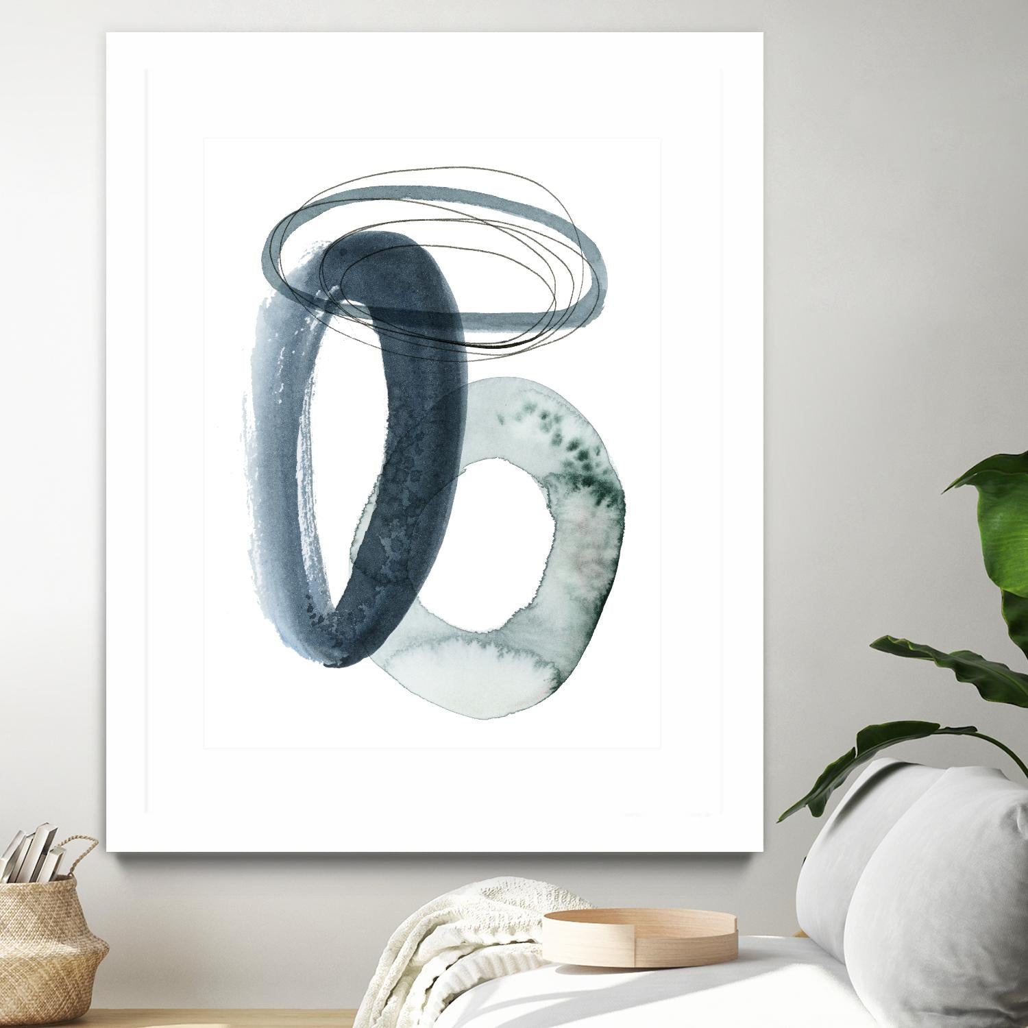 Looping Abstract I by Grace Popp on GIANT ART - green abstract