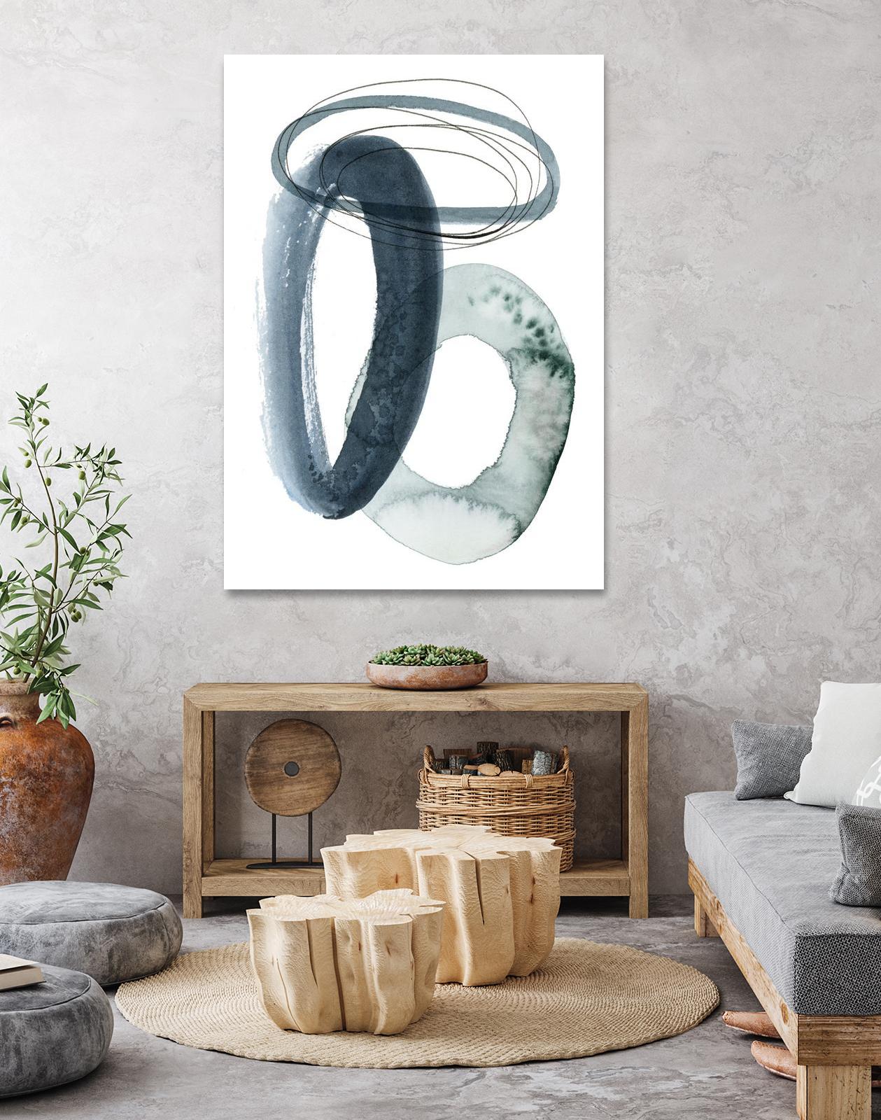 Looping Abstract I by Grace Popp on GIANT ART - green abstract