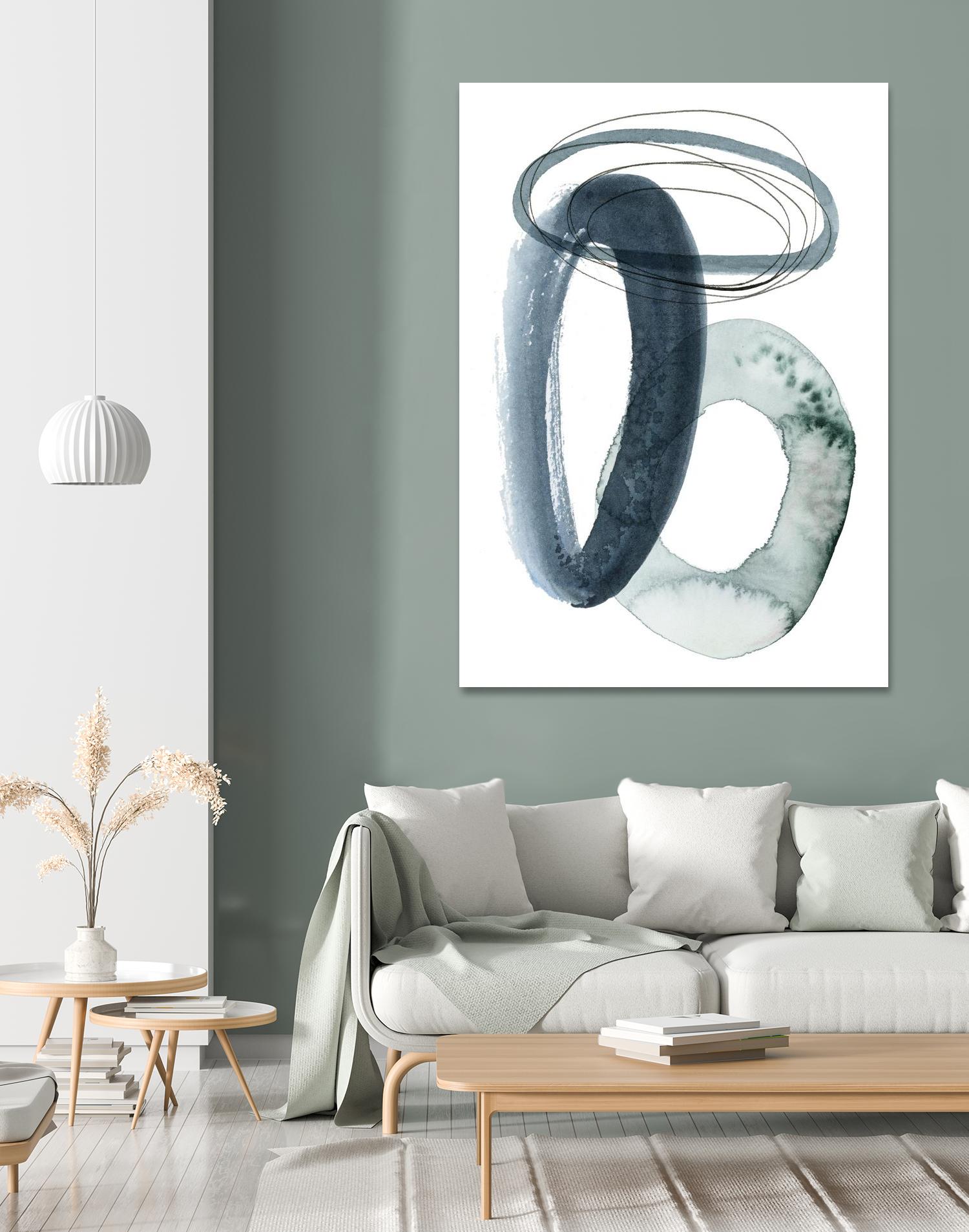 Looping Abstract I by Grace Popp on GIANT ART - green abstract