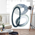 Looping Abstract III by Grace Popp on GIANT ART - green abstract