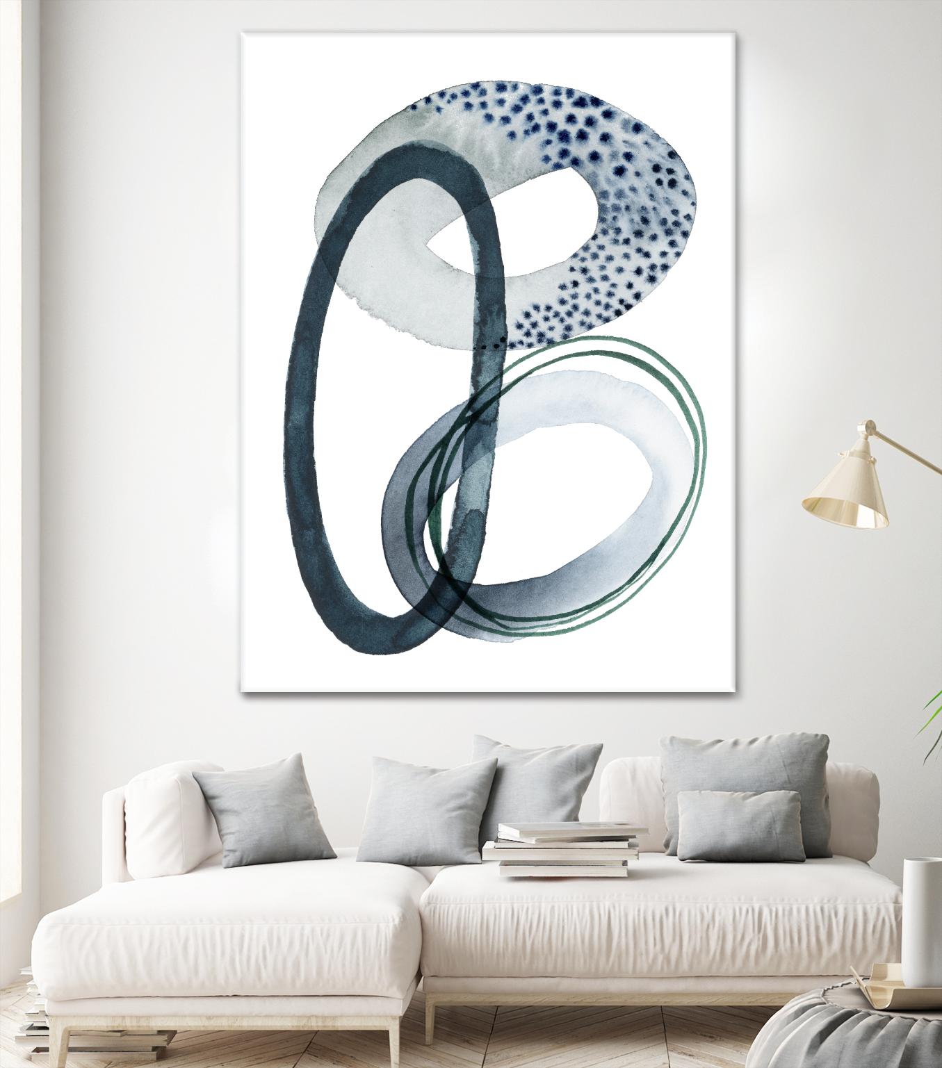 Looping Abstract III by Grace Popp on GIANT ART - green abstract