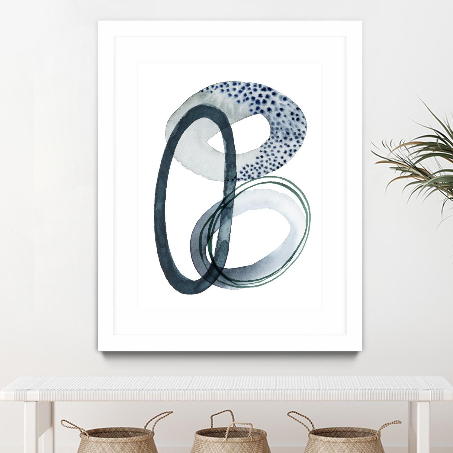 Looping Abstract III by Grace Popp on GIANT ART - green abstract