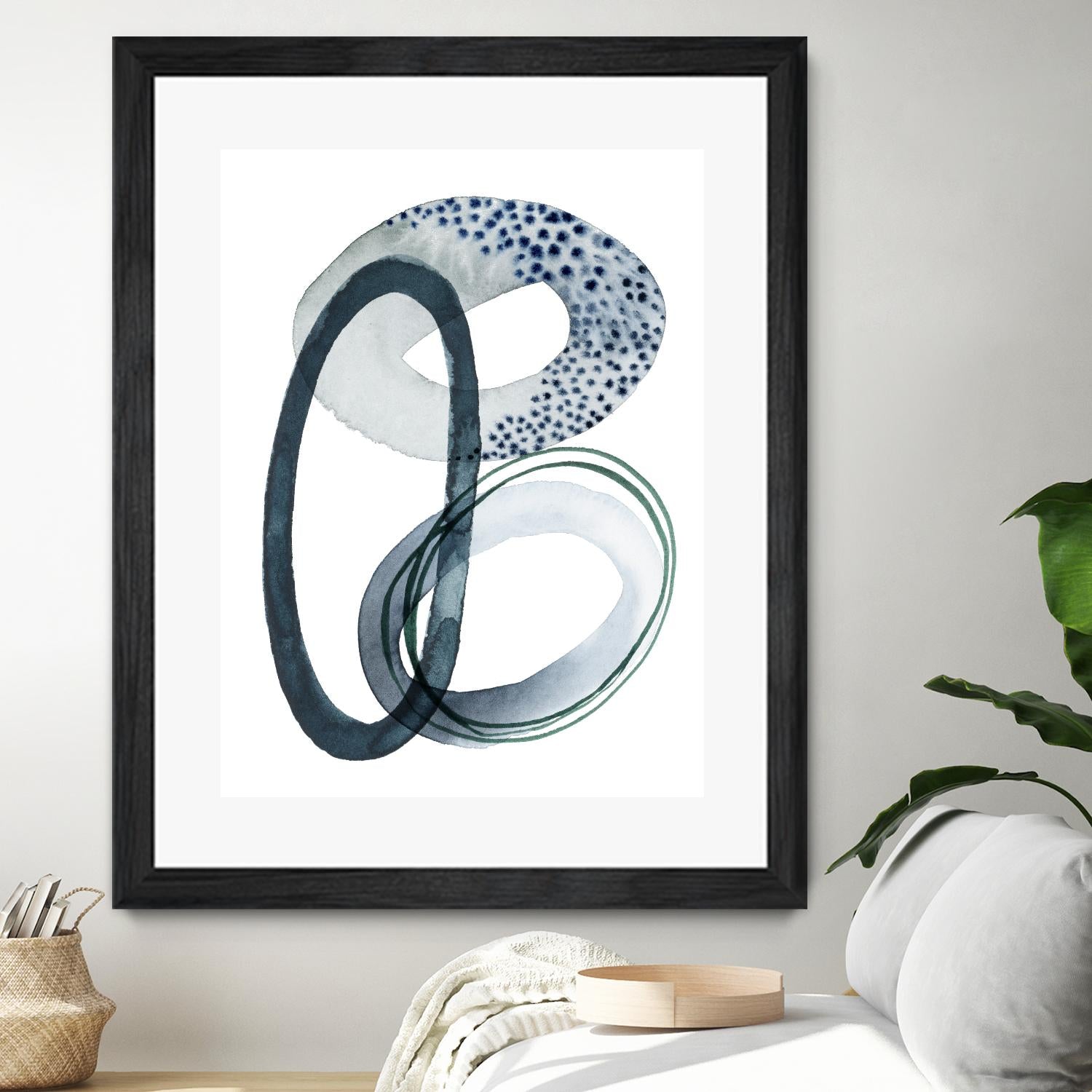 Looping Abstract III by Grace Popp on GIANT ART - green abstract