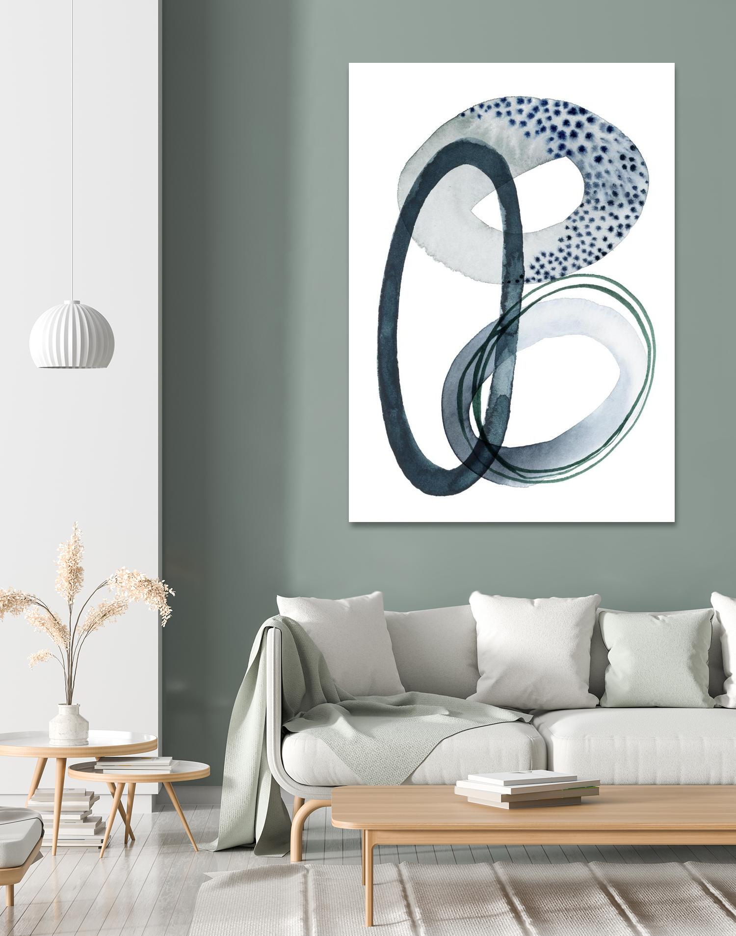 Looping Abstract III by Grace Popp on GIANT ART - green abstract