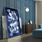 Indigo Glass II by Grace Popp on GIANT ART - blue abstract