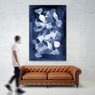 Indigo Glass II by Grace Popp on GIANT ART - blue abstract