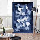 Indigo Glass II by Grace Popp on GIANT ART - blue abstract
