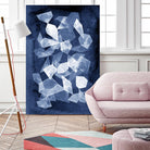 Indigo Glass II by Grace Popp on GIANT ART - blue abstract