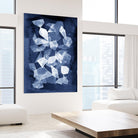 Indigo Glass II by Grace Popp on GIANT ART - blue abstract